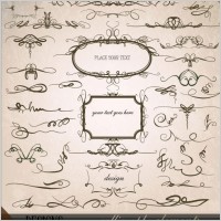 exquisite europeanstyle lace lines 01 vector
