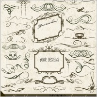 exquisite europeanstyle lace lines 04 vector