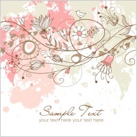 exquisite handpainted background pattern 01 vector