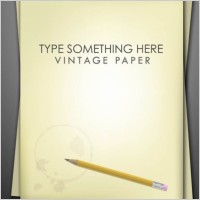 exquisite pencil and paper 01 vector
