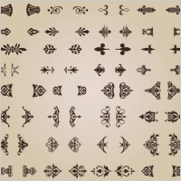 exquisite shading pattern 02 vector