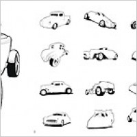Extremeclipart Vector material - classic cars