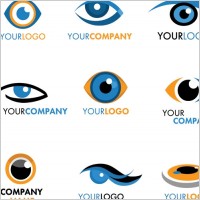 eye graphics logo vector
