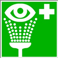 Eye Rinsing Cleaning Medical clip art
