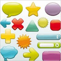 Fancy web buttons collection