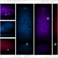 Fantasy Fashion pattern vector material