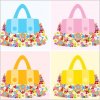 Fashion Accessories Flower Bags