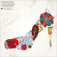fashion high heels pattern patterns 03 vector