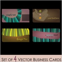 fashion illustrator business card 01 vector