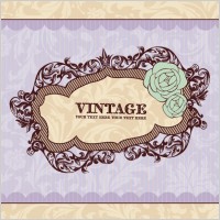 fashion label 04 vector