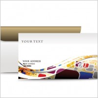 fashion pattern envelope 02 vector