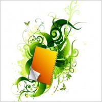 fashion pattern vector 2 notepad