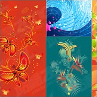 Fashion Trend theme of the tread material vector illustrations