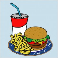Fast Food Menu Samples Ff Menu clip art