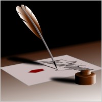 Feather Pen clip art