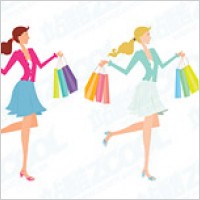 Female fashion shopping