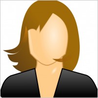 Female User Icon clip art