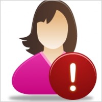 Female user warning
