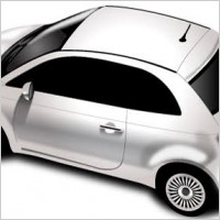 Fiat car vector
