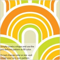 Fifties wallpaper pattern