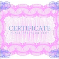 fine grain security border 02 vector