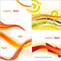 fine linear patterns vector 2