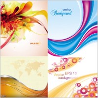 fine linear patterns vector 2