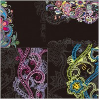 fine pattern background vector