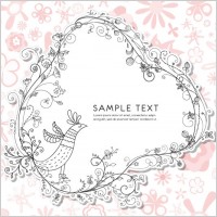 fine pattern border 04 vector