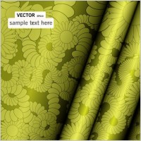 fine pattern curtains 01 vector