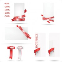 fine red line vector