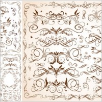 fine stripes lace vector
