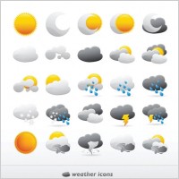 fine weather icon 01 vector