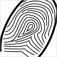 Fingerprint clip art