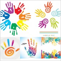 fingerprints theme vector