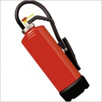 Fire extinguisher vector