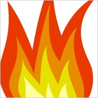 Fire Icon clip art