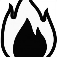 Fire - Monochrome