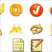 Fire Toolbar Icons icons pack