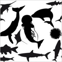 Free  Vector on Vector Fish Silhouettes Free Vector For Free Download  About 11 Files
