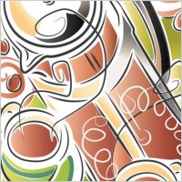 Five o'clock Free Vector Illustration