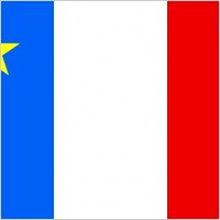 Flag Of Acadia Canada clip art