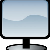 Flat Screen clip art
