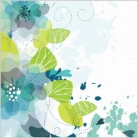 Floral Background Vector Illustration