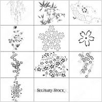 floral brush