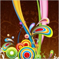 Floral Colorful Background 2