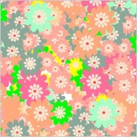 Floral colorful background