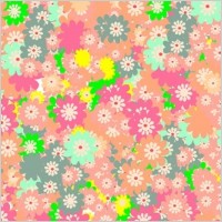Floral Colorful Background Vector