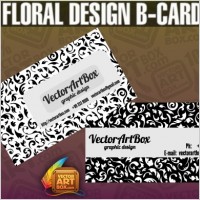 Floral Design B-card