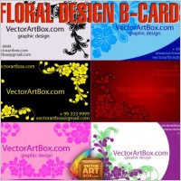Floral Design B-cards